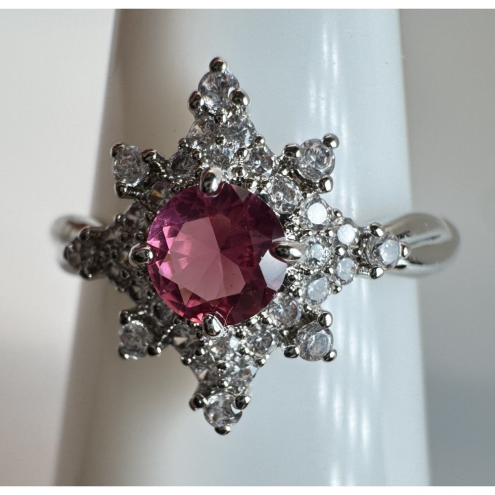Size 8 Bomb Party Retro July Ring - RBP3688 Starburst Shimmer